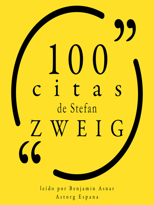 Title details for 100 citas de Stefan Zweig by Stefan Zweig - Available